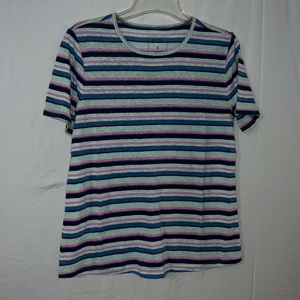 Women’s CANDACE Top Small Color Aqua Multi NEW